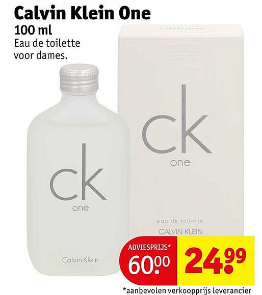 Calvin Klein One 100 ml Eau de toilette voor dames.