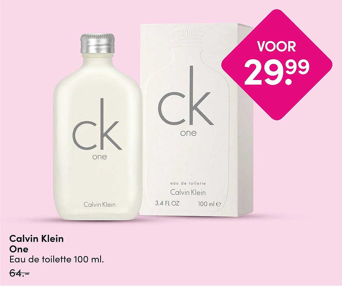 Calvin Klein One Eau de toilette 100 ml.