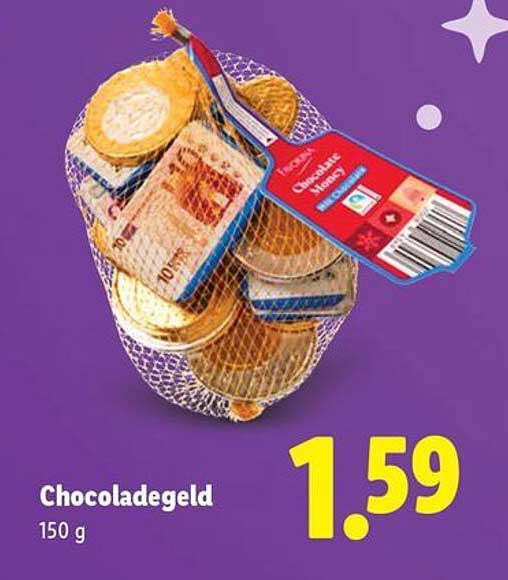 Chocoladegeld 150 g