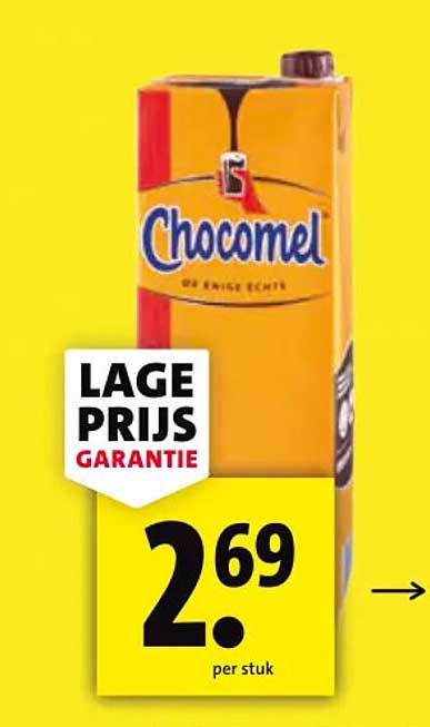 Chocomel lage prijs garantie