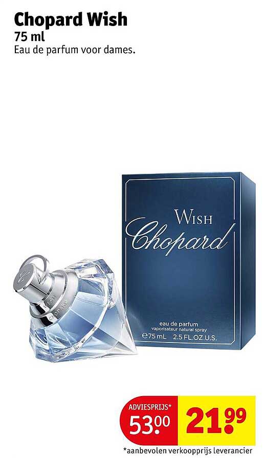 Chopard Wish 75 ml Eau de parfum voor dames