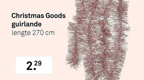 Christmas Goods guirlande lengte 270 cm