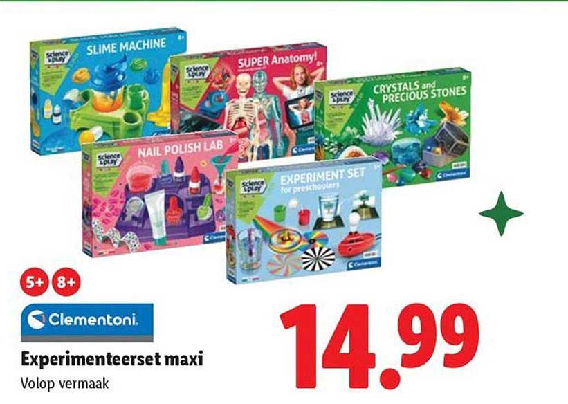 Clementoni Experimenteerset maxi