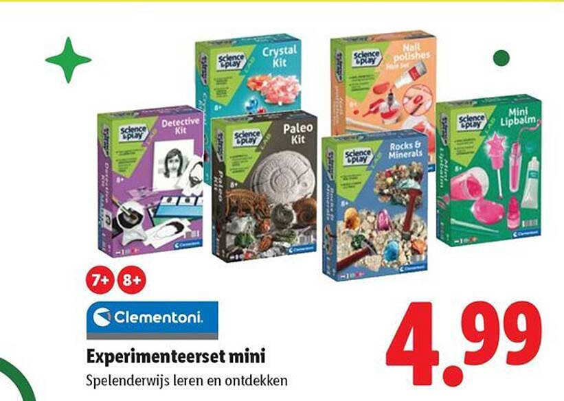 Clementoni Experimenteerset mini