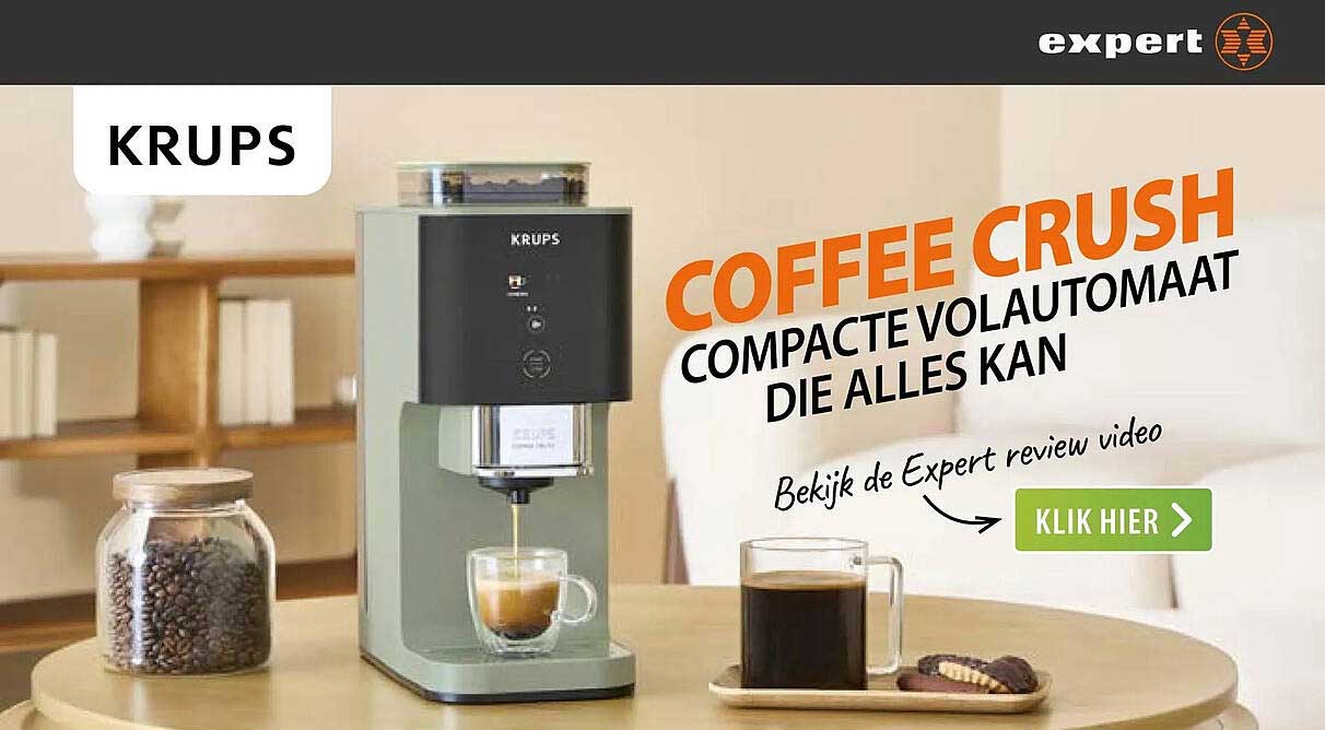 COFFEE CRUSH COMPACTE VOLAUTOMAAT DIE ALLES KAN