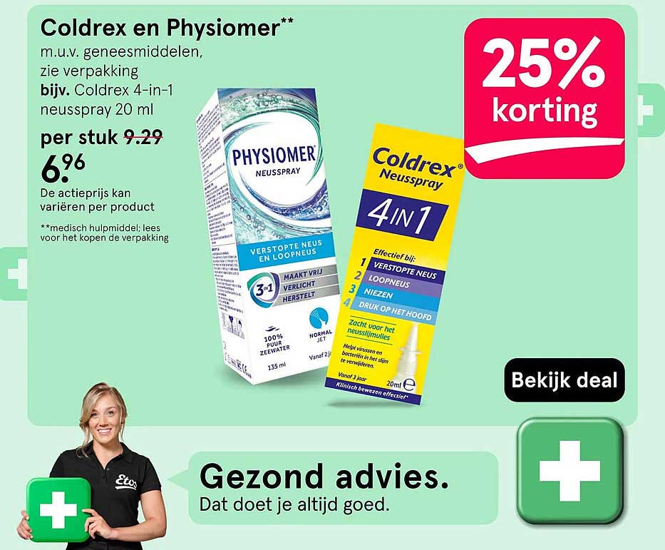 Coldrex en Physiomer*