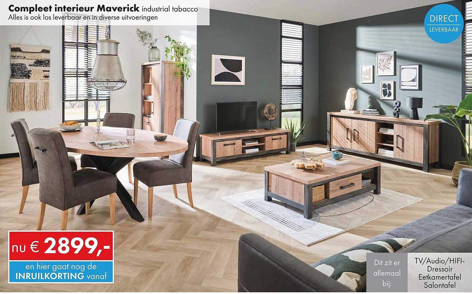 Compleet interieur Maverick industrial tabacco