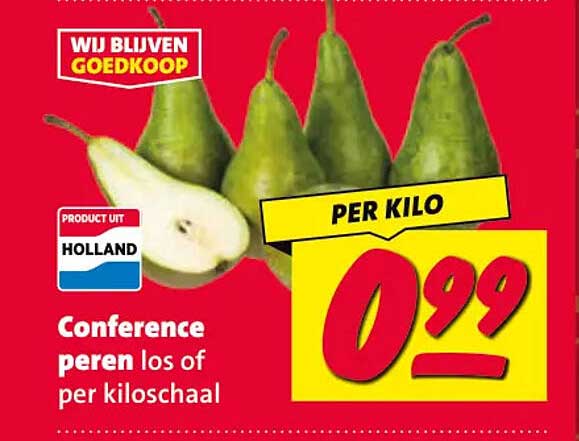 Conference peren los of per kilo-schaal PER KILO