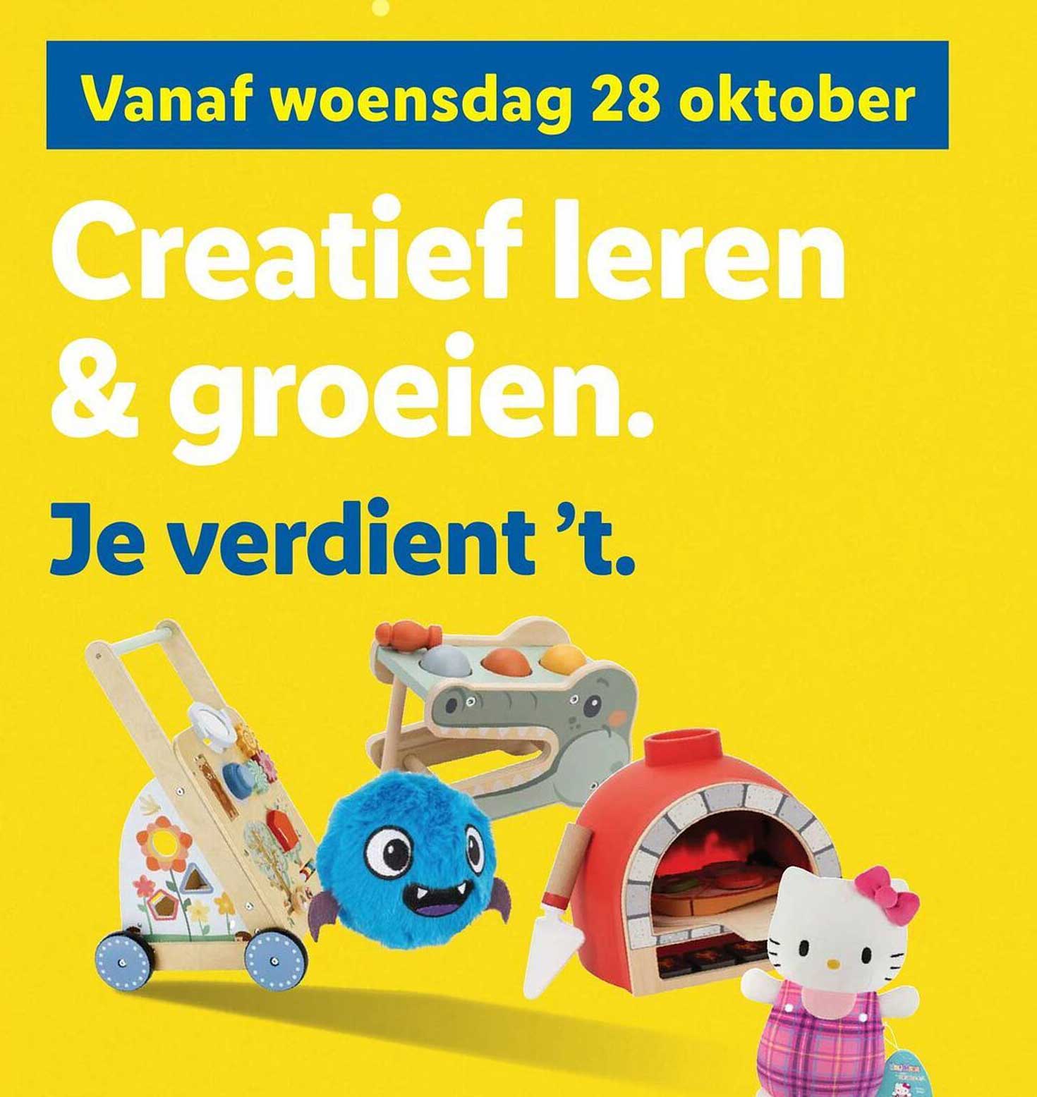 Creatief leren & groeien. Je verdient ’t.