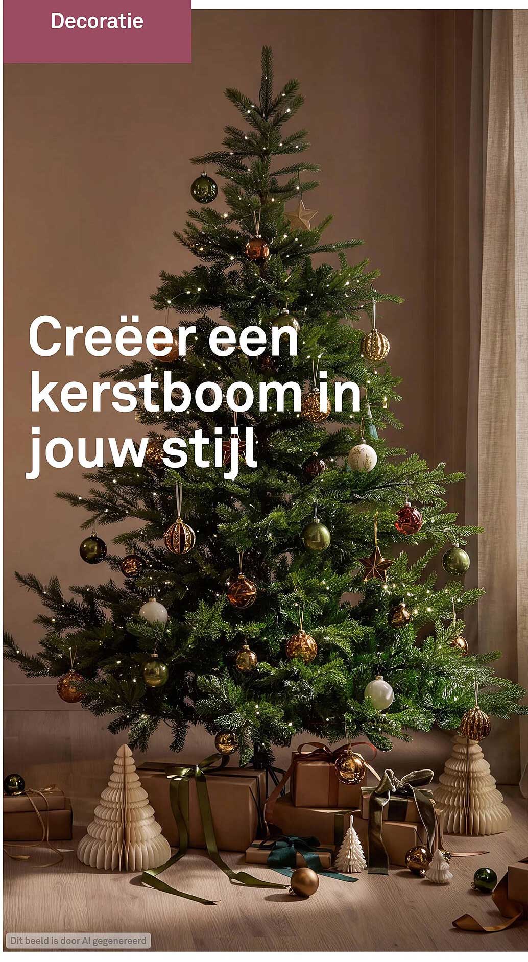 Creëer een kerstboom in jouw stijl