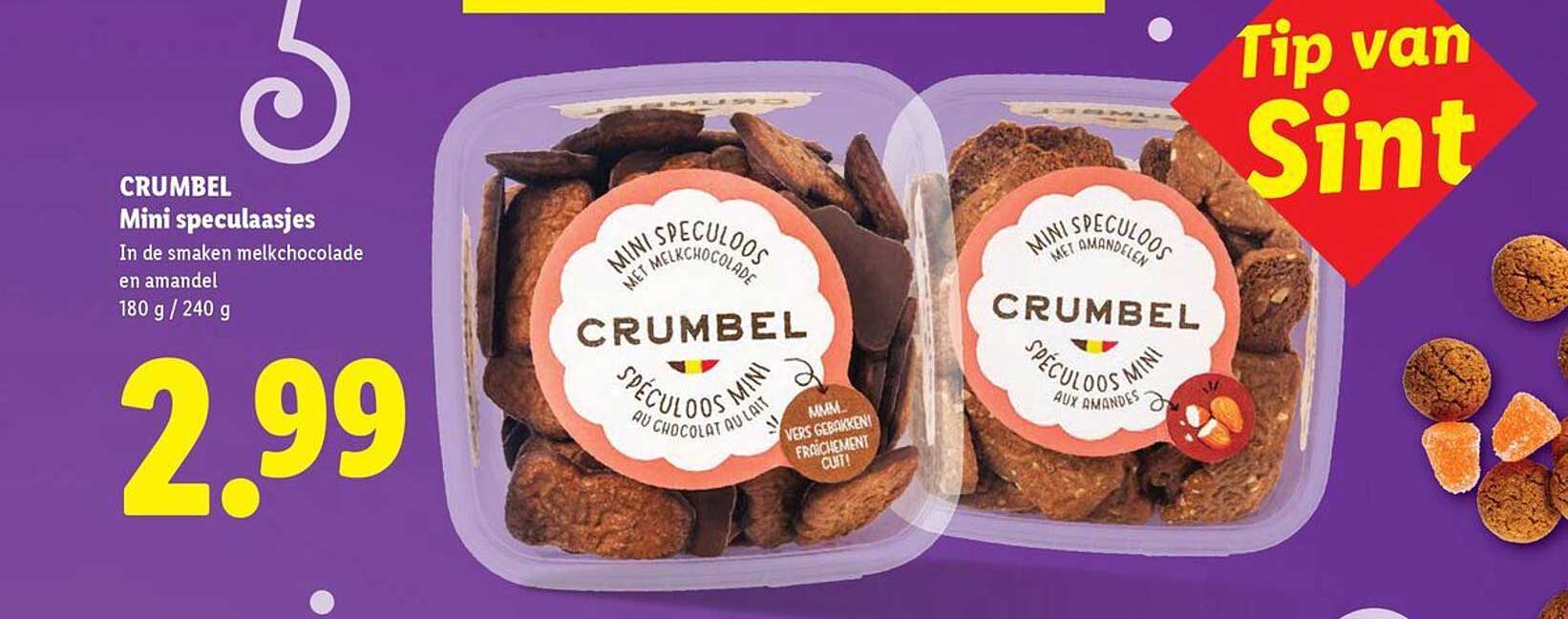 CRUMBEL Mini speculaasjes