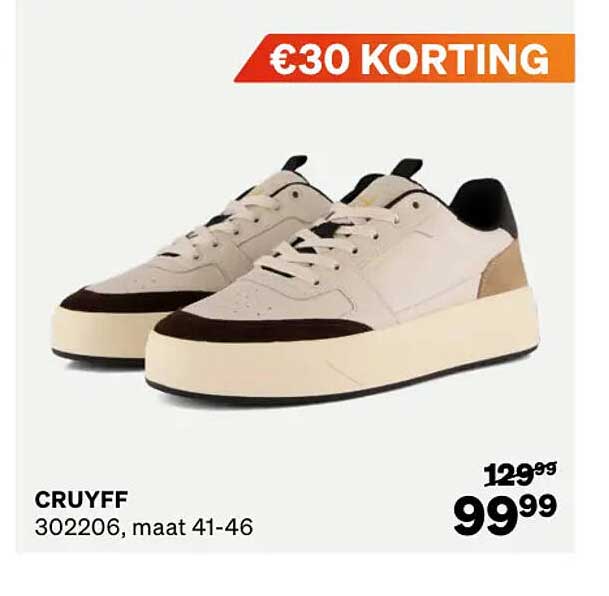 CRUYFF 302206, maat 41-46 €30 KORTING