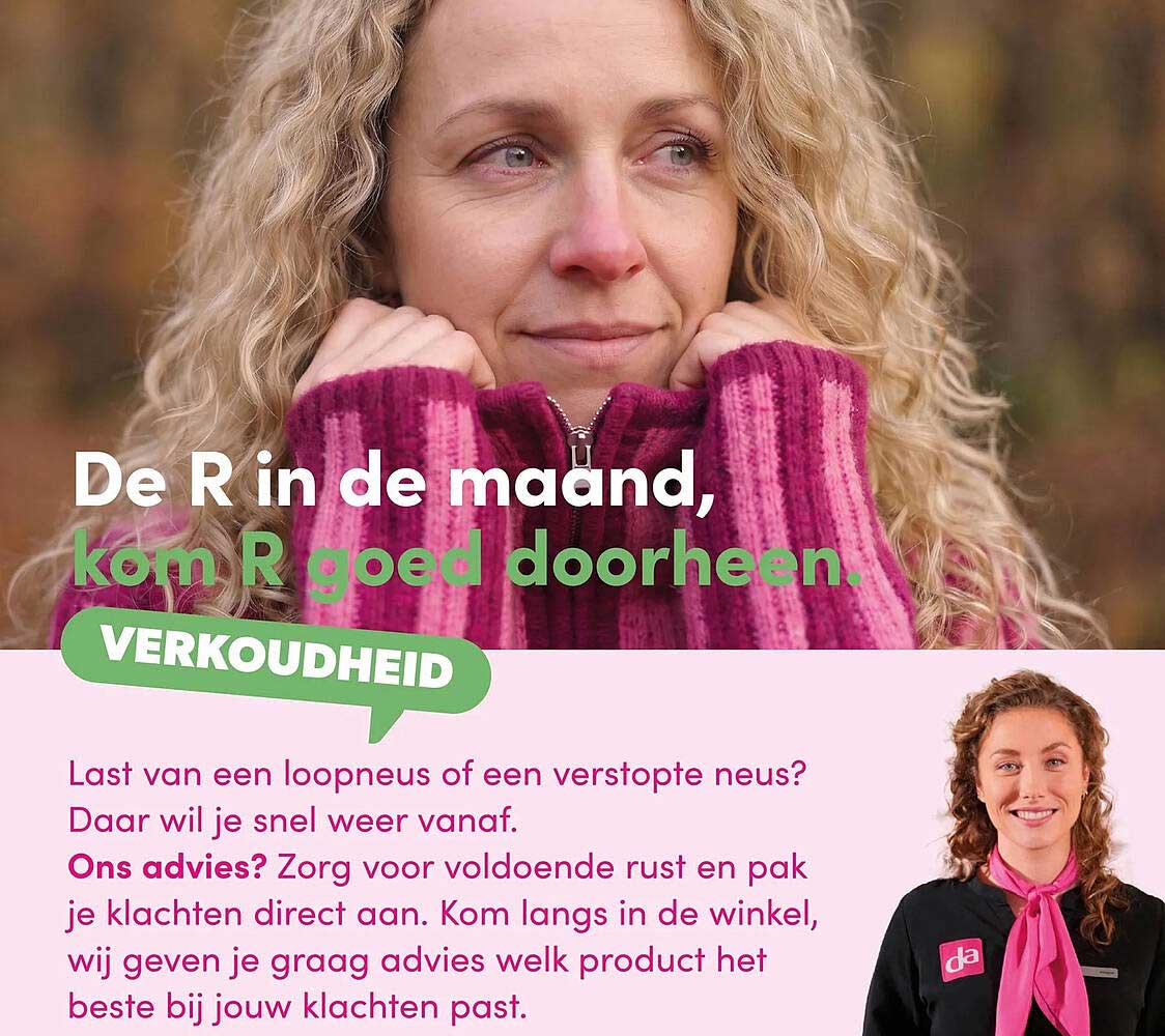 De R in de maand, kom R goed doorheen.