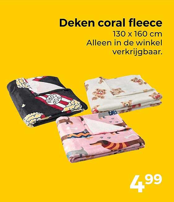 Deken coral fleece