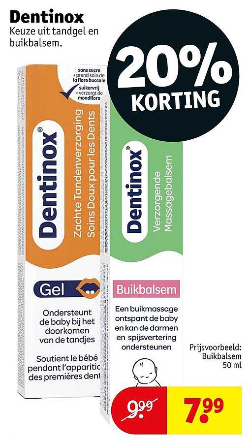 Dentinox 20% KORTING