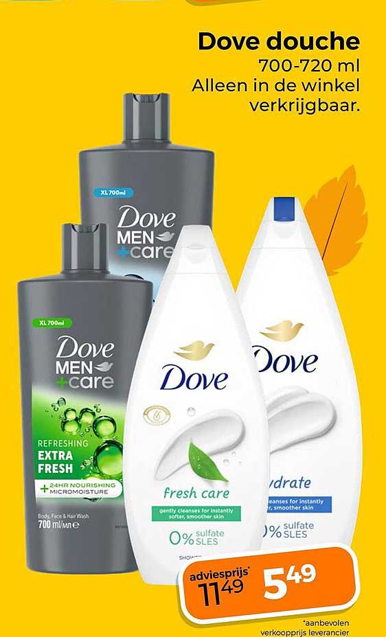 Dove douche 700-720 ml