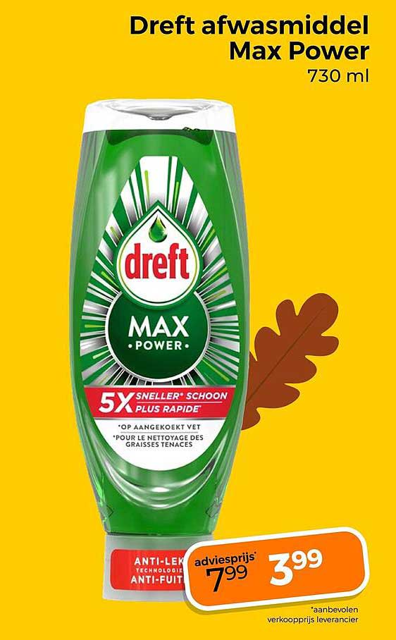 Dreft afwasmiddel Max Power 730 ml