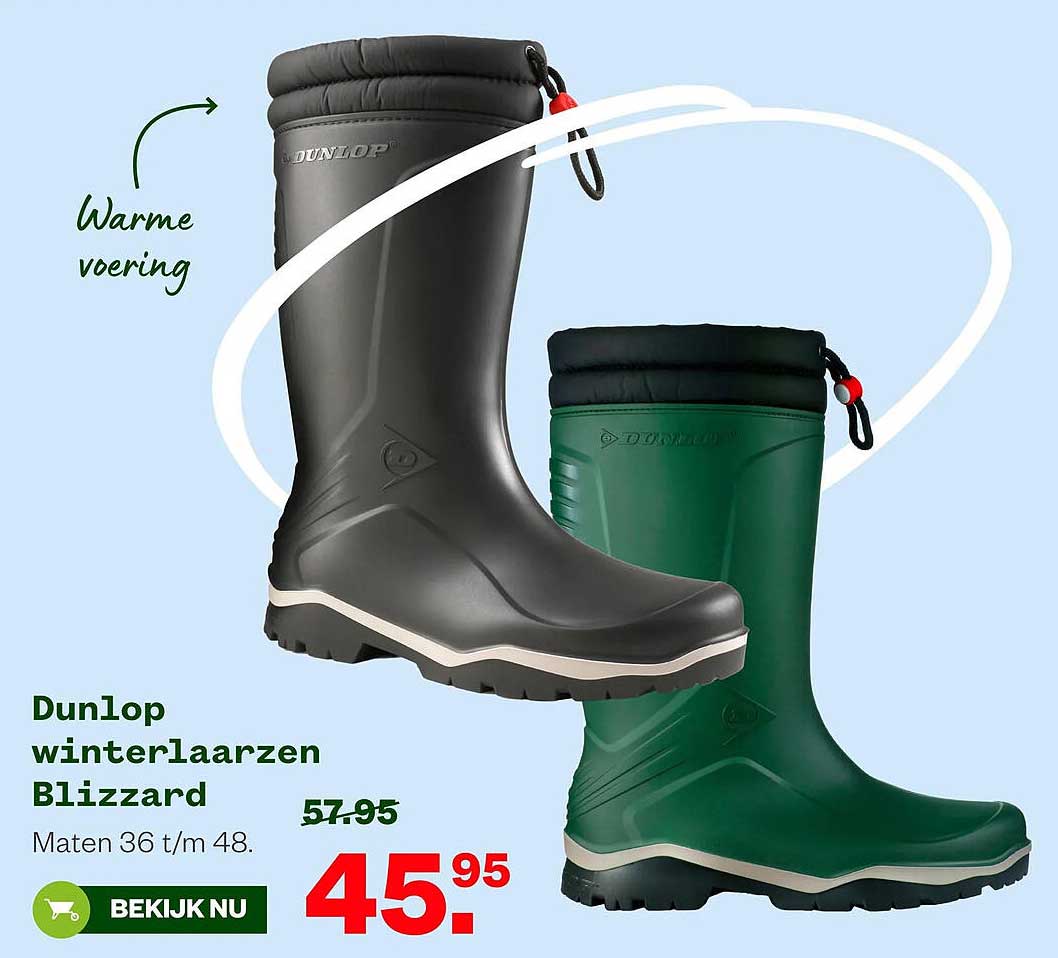 Dunlop winterlaarzen Blizzard