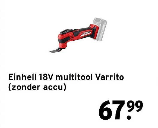 Einhell 18V multitool Varrito (zonder accu)