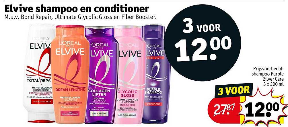 Elvive shampoo en conditioner