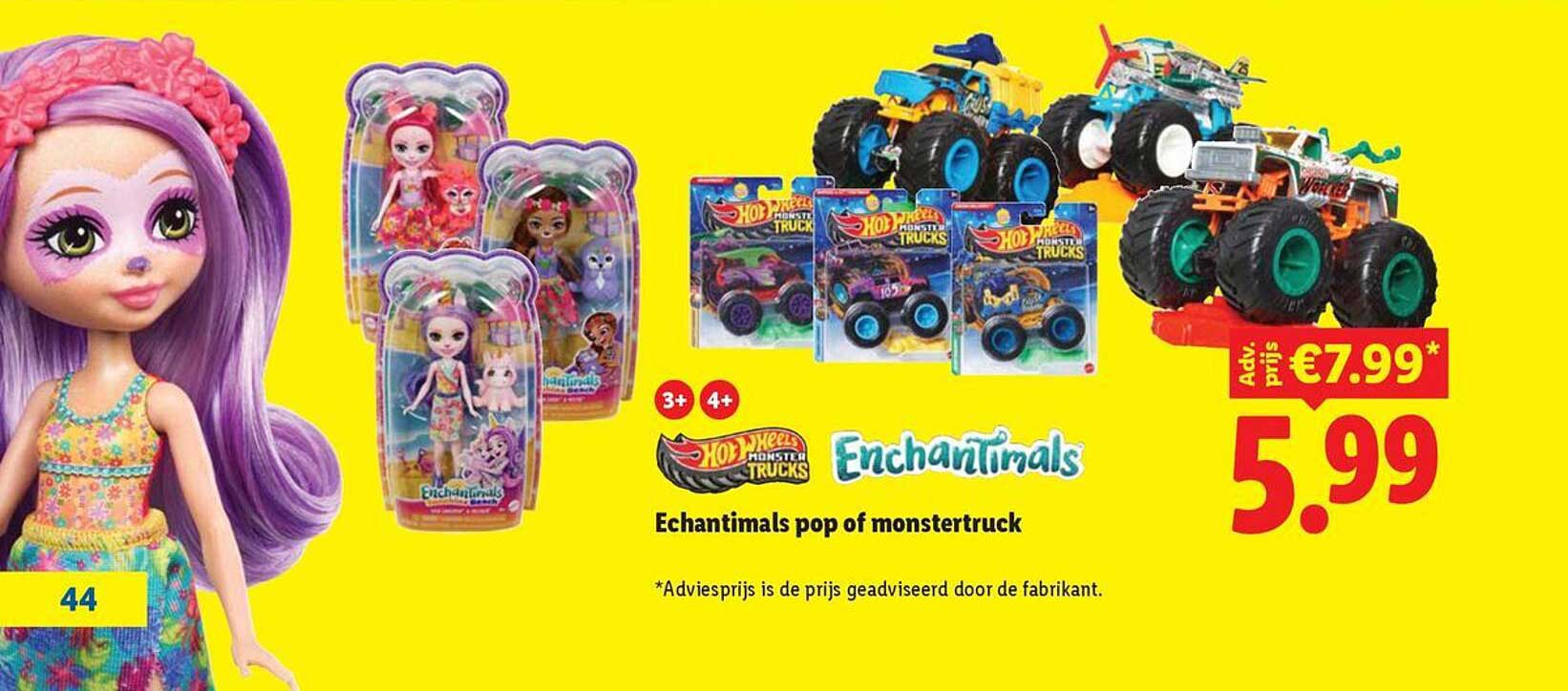 Enchantimals pop of monstertruck