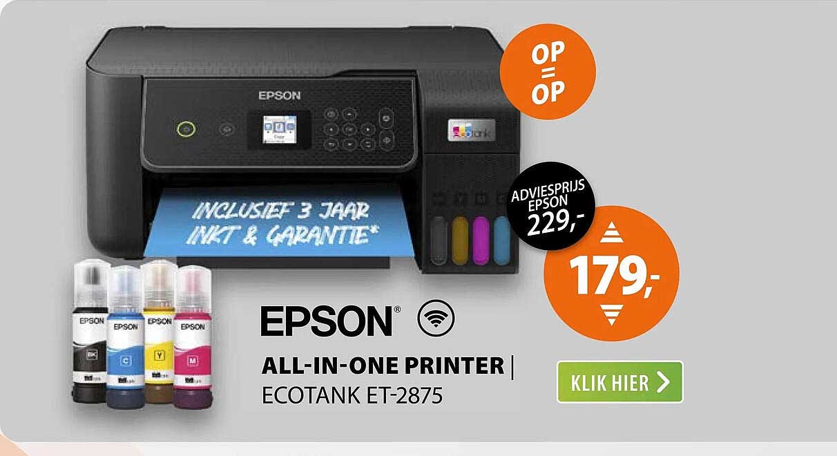 EPSON All-in-one printer EcoTank ET-2875