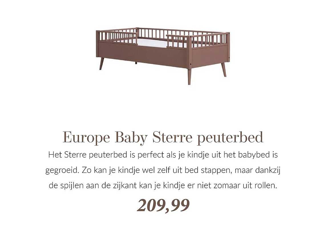 Europe Baby Sterre peuterbed