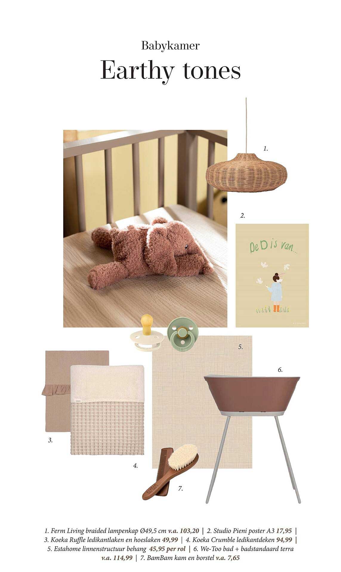 Ferm Living braided lampenkap Ø49,5 cm
