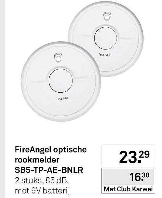 FireAngel optische rookmelder SB5-TP-AE-BNLR