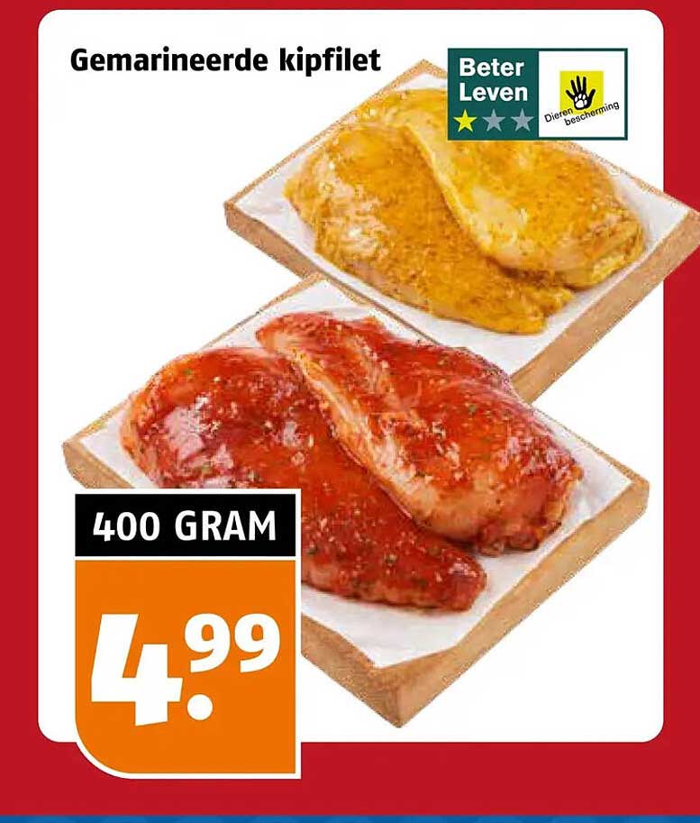 Gemarineerde kipfilet