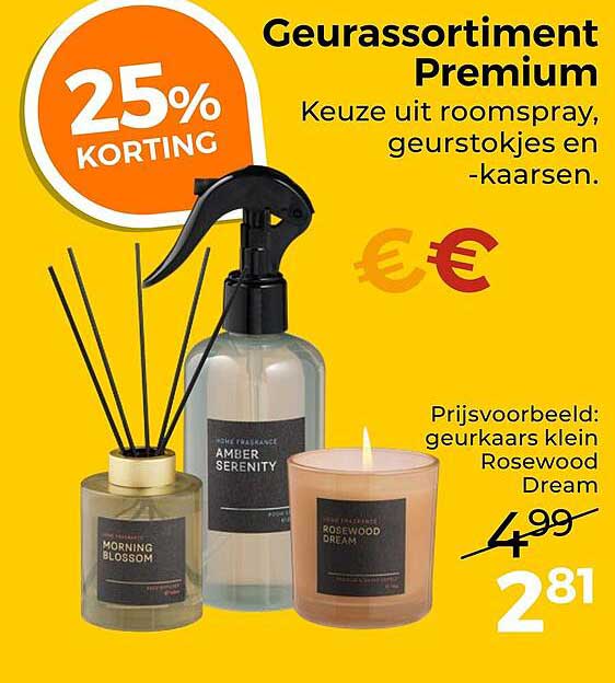 Geurassortiment Premium 25% KORTING