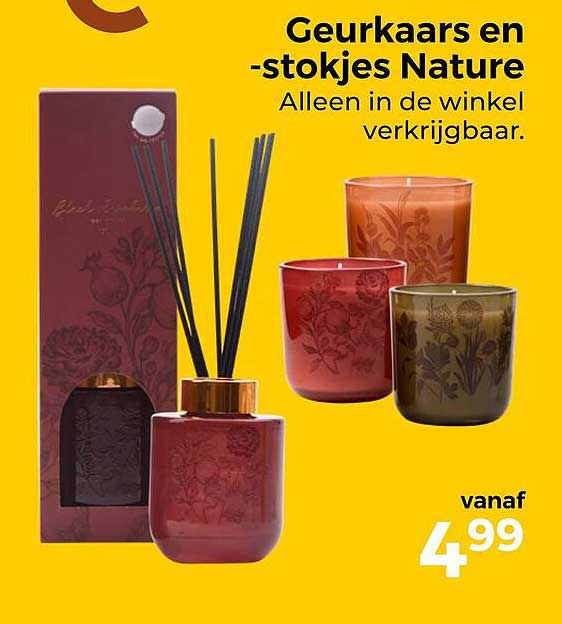 Geurkaars en -stokjes Nature