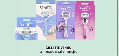 GILLETTE VENUS scheerapparaat en mesjes