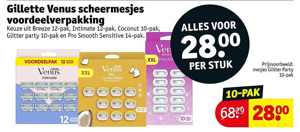 Gillette Venus scheermesjes voordeelverpakking