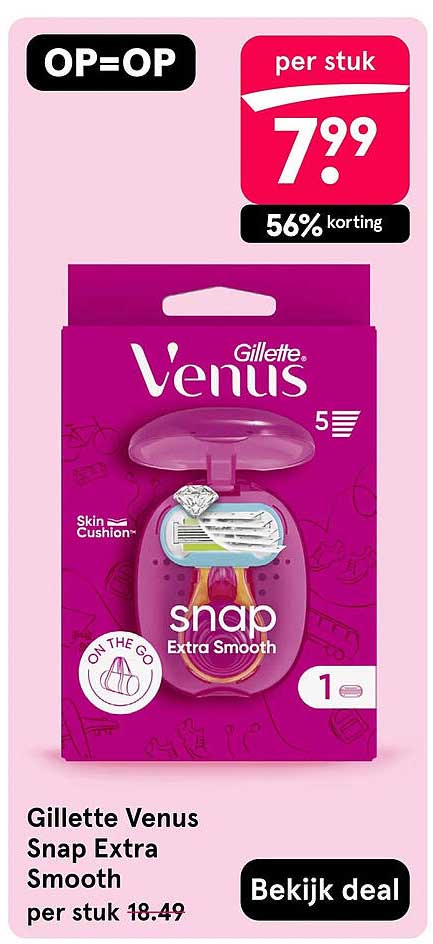Gillette Venus Snap Extra Smooth