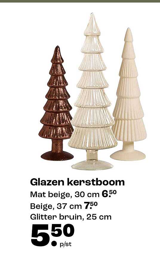 Glazen kerstboom
