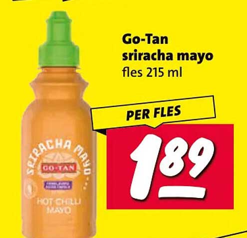 Go-Tan sriracha mayo fles 215 ml