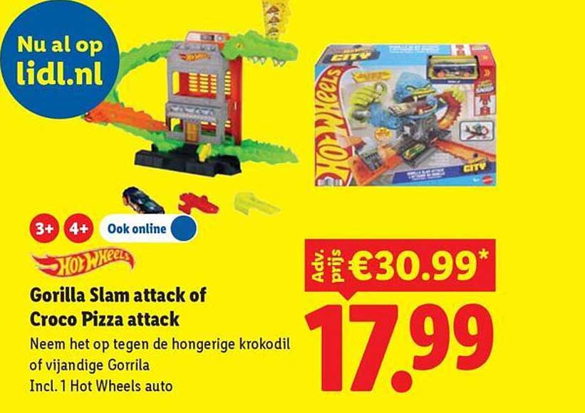 Gorilla Slam attack of Croco Pizza attack