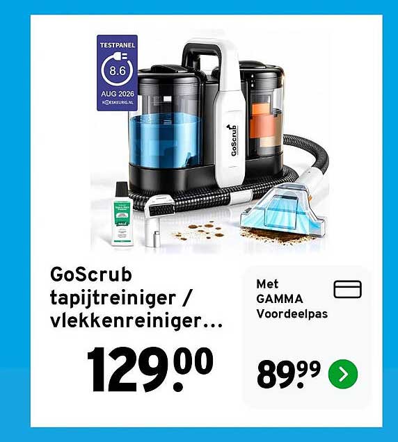GoScrub tapijtreiniger / vlekkenreiniger...