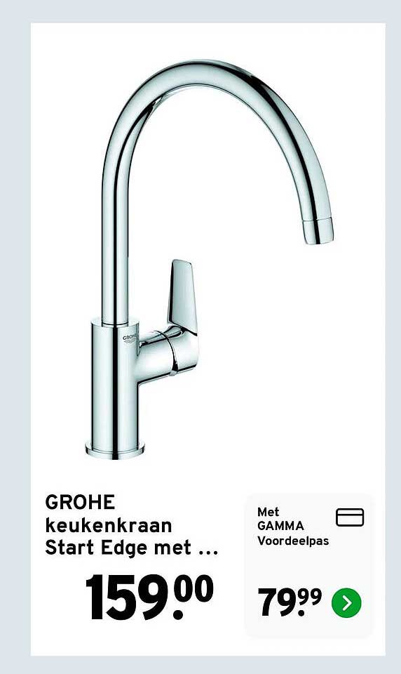 GROHE keukenkraan Start Edge met ...