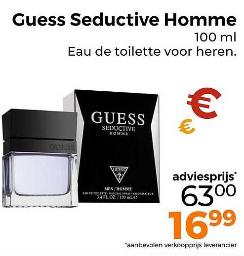 Guess Seductive Homme 100 ml Eau de toilette voor heren.