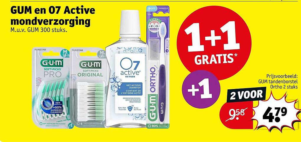GUM en 07 Active mondverzorging