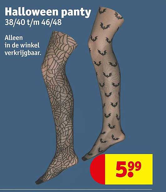 Halloween panty 38/40 t/m 46/48