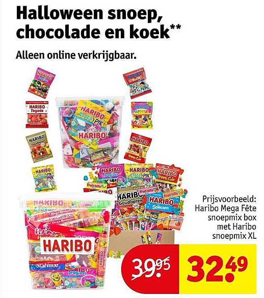 Halloween snoep, chocolade en koek**