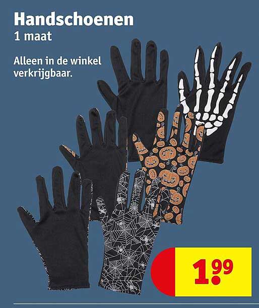 Handschoenen 1 maat Alleen in de winkel verkrijgbaar.
