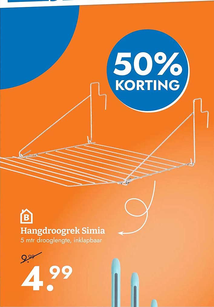 Hangdroogrek Simia 50% KORTING