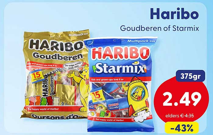 Haribo Goudberen of Starmix