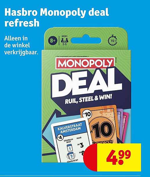 Hasbro Monopoly deal refresh