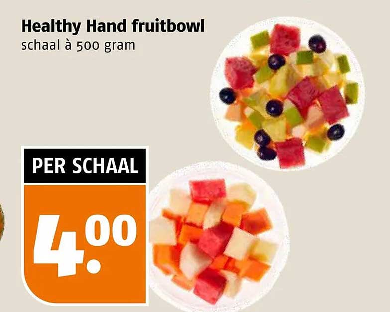 Healthy Hand fruitbowl schaal à 500 gram