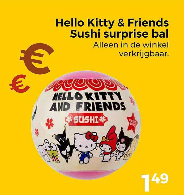 Hello Kitty & Friends Sushi surprise bal